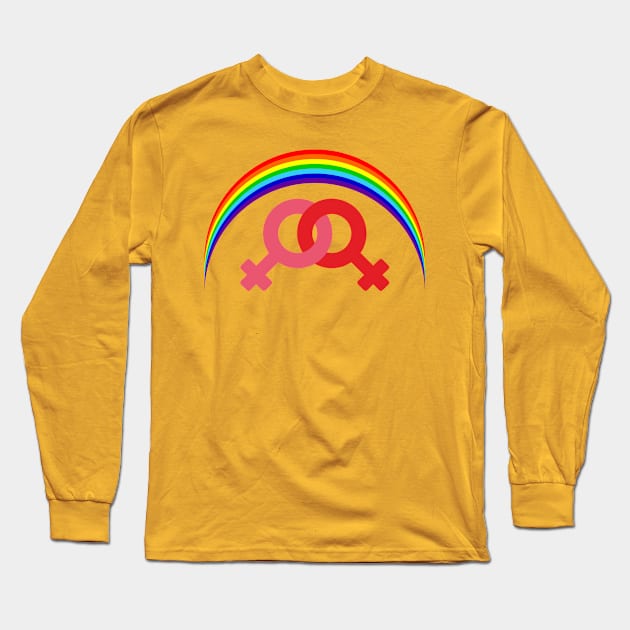 Rainbow Women Long Sleeve T-Shirt by CasualTeesOfFashion